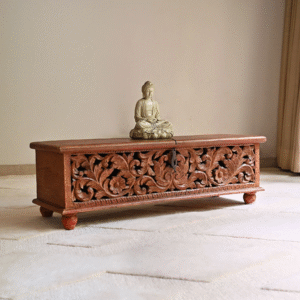 Orange Carved Chest
